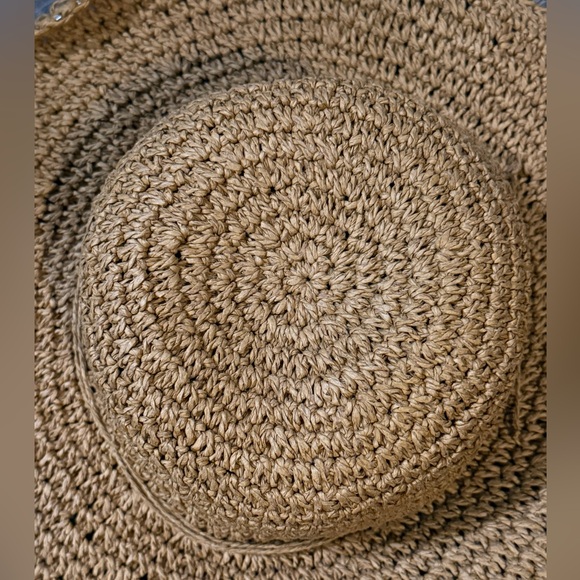 Broner Straw Hat Wide Brim Dark Tan - Picture 9 of 10